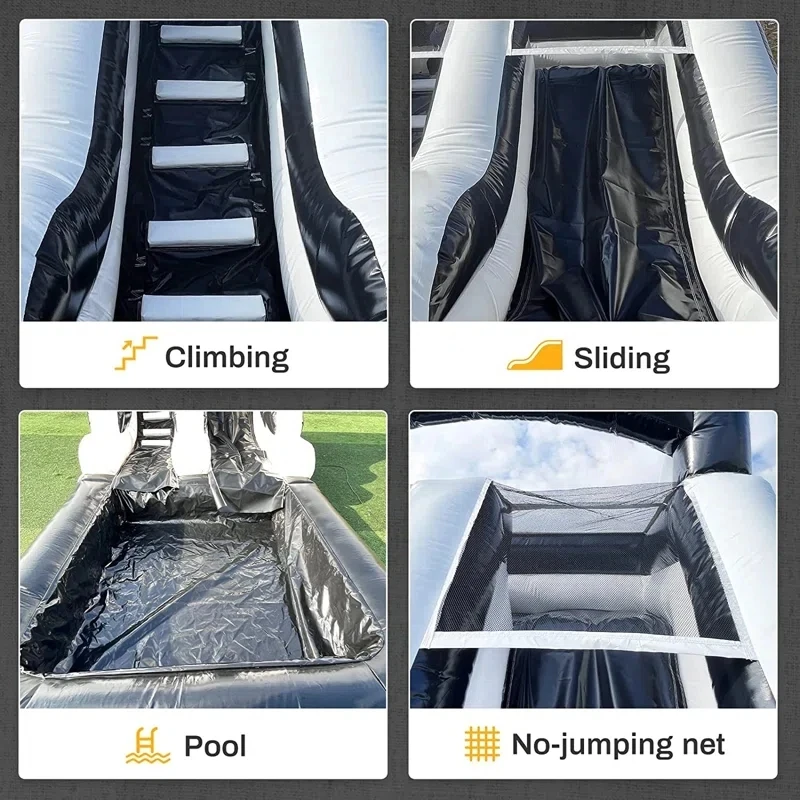 Надувной детский гигантский надувной дом для прыжков замок с комбинацией горки