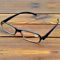 business rectangle black frame full rim spectacles simple style reading glasses 0 75 to 4