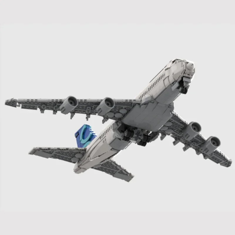 Конструктор Moc модель военного транспорта знаменитый конструктор Боинг 747