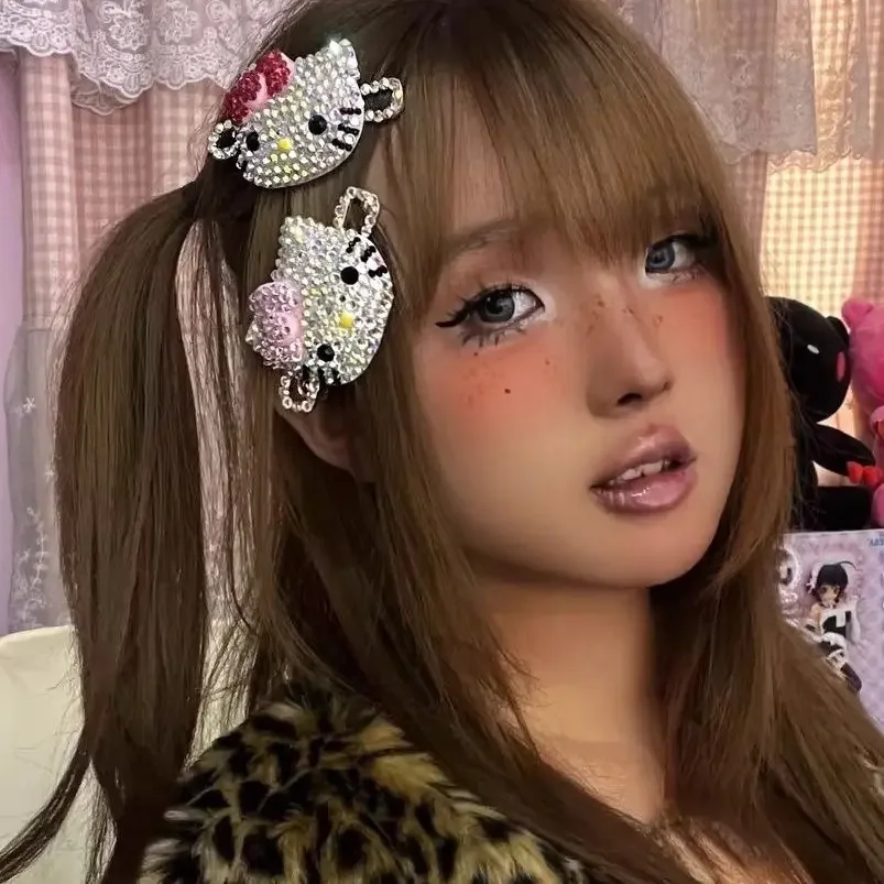 Заколка для волос Kawaii Hello Kitty