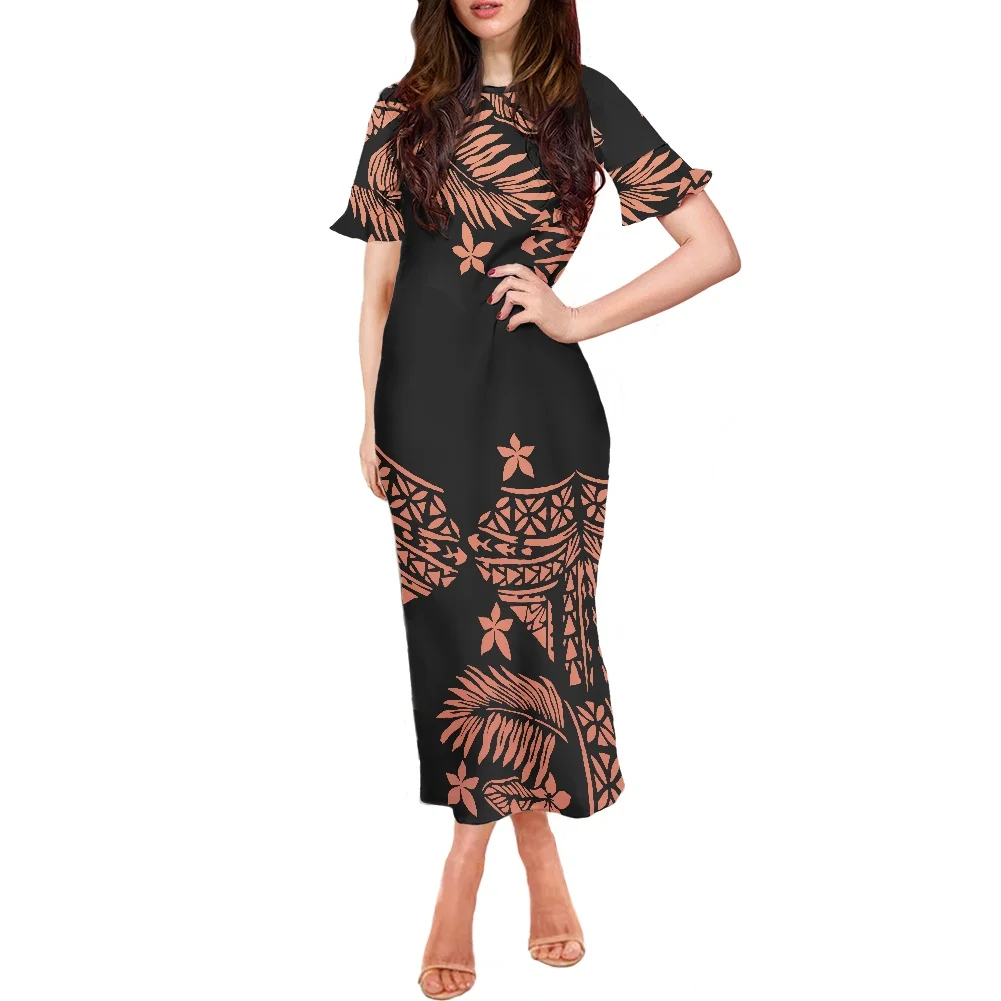 Женское платье с рукавом-бабочкой