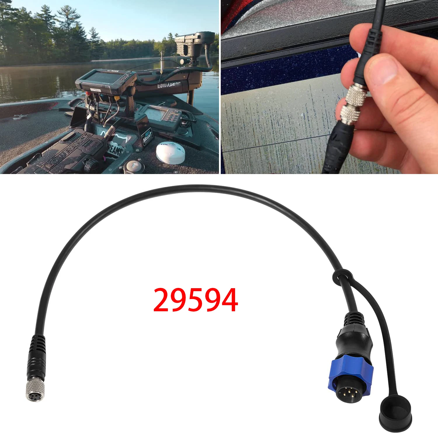 MKR-US2-10 Universal Sonar 2 Adaptor Cable Fit for Lowrance 