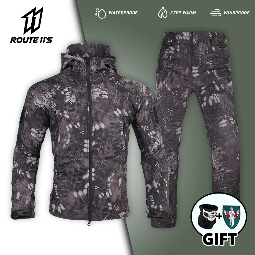 

Мужская и Женская куртка, осенне-зимние походные куртки, флисовая Водонепроницаемая тактическая куртка, одежда для альпинизма, охоты, рыбал...