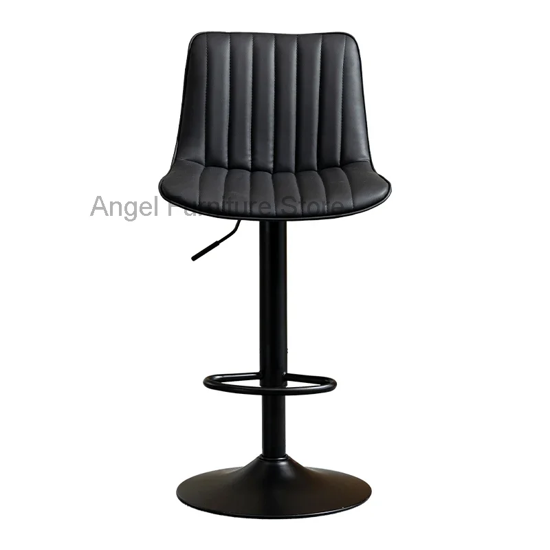 Роскошный кухонный барный стул скандинавский маникюрный шарнирный черный