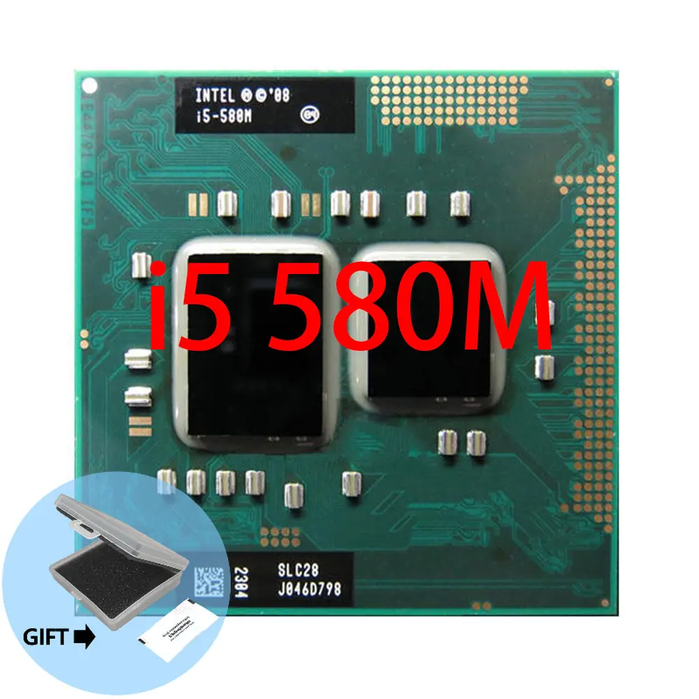 Процессор Intel Core i5 580M 3 Мб кэш-памяти 2 66 ГГц-3 33 ГГц PGA988 процессор для ноутбука