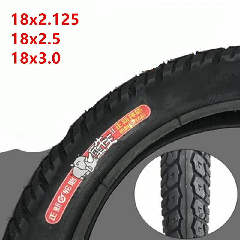 

CST 18 Inch Bicycle Tire 18x2.125 18x2.50 18x3.0 Electric Cycle Tyre For Electric Bicycle Thicken 18x2.5 King Rhinoceros
