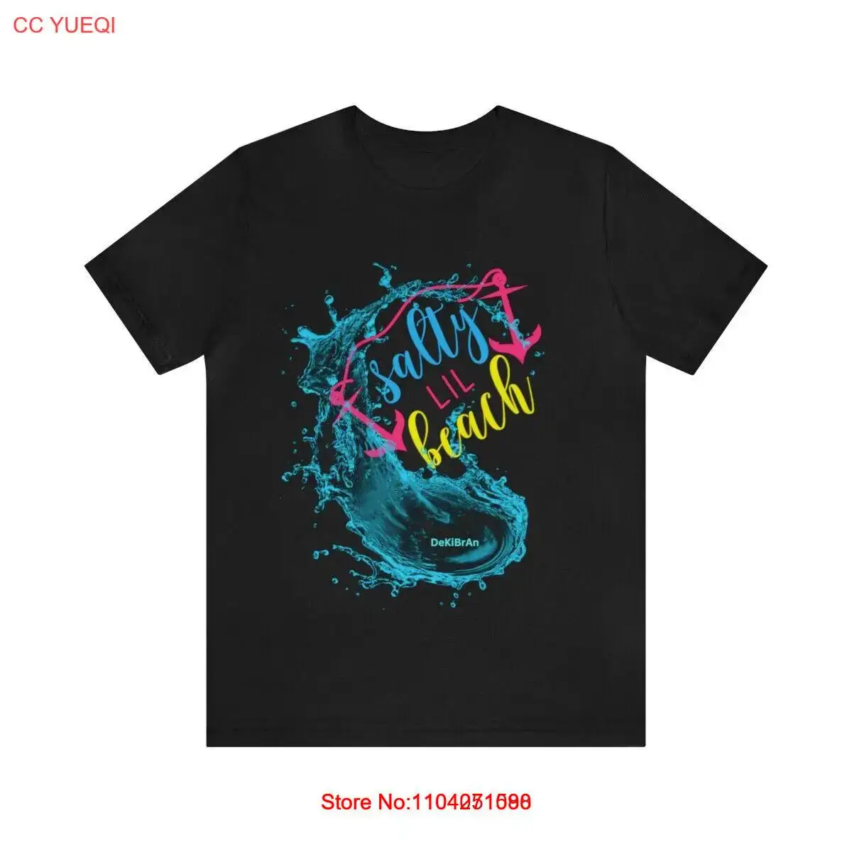 Футболка с коротким рукавом Salty Lil Beach Женская забавная футболка надписью Sassy