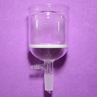 500ml 24/40 Glass Buchner funnel GG17 Suction filter Hose Adapter connection