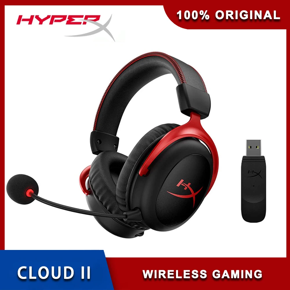 

Беспроводные Игровые наушники Hyperx, Usb Type C наушники с микрофоном для ПК, Ps4, Ps5