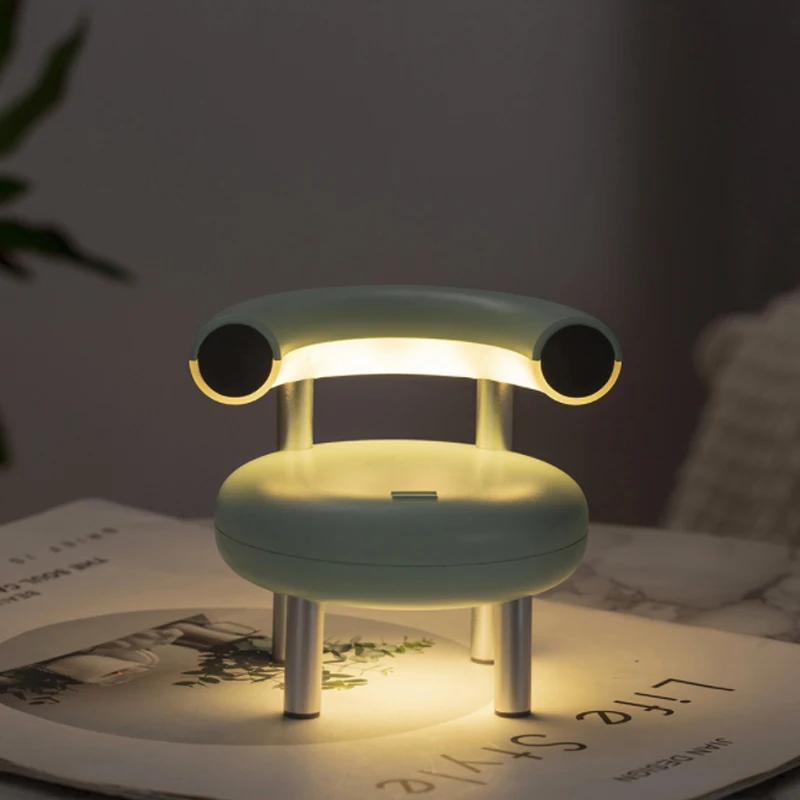 

Светодиодный ночник, современный прикроватный стул, уличный кемпинг, двухцветный, защита глаз, Usb Перезаряжаемый светильник для чтения