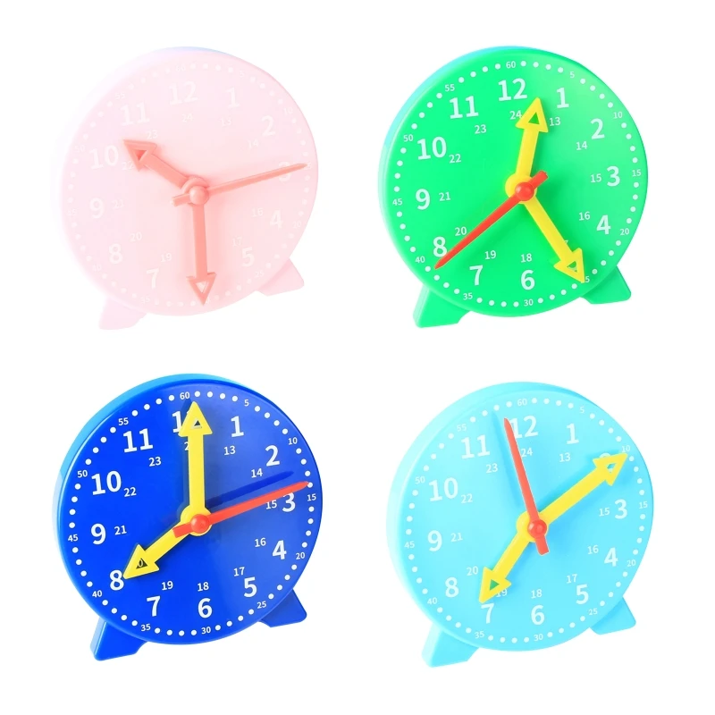

Q9QB Children's Simulated Clock Math Learning Supplies Brain Training Supplies