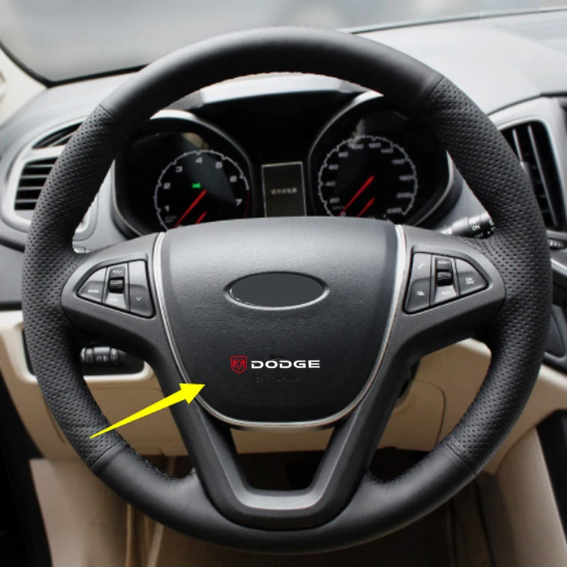 

2/4Pcs Car Sticker Window Wiper Emblem Decal Waterproof For Dodge Journey Charger Challenger Caliber Nitro Durango Avenger Car