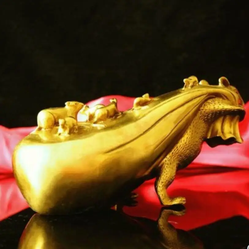 Выберите размер латунь пять крыс удача золотой кенгуру зодиакальная крыса