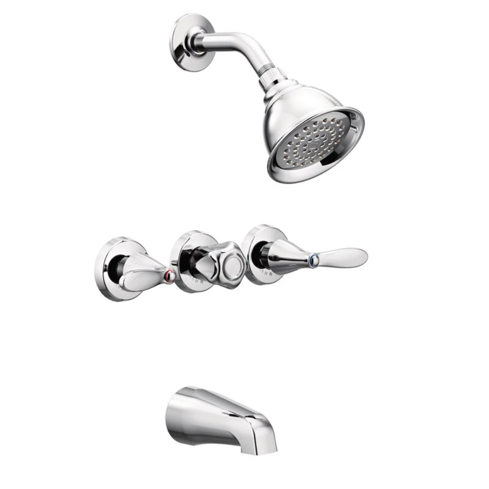 

Chrome Tub and Shower Faucet