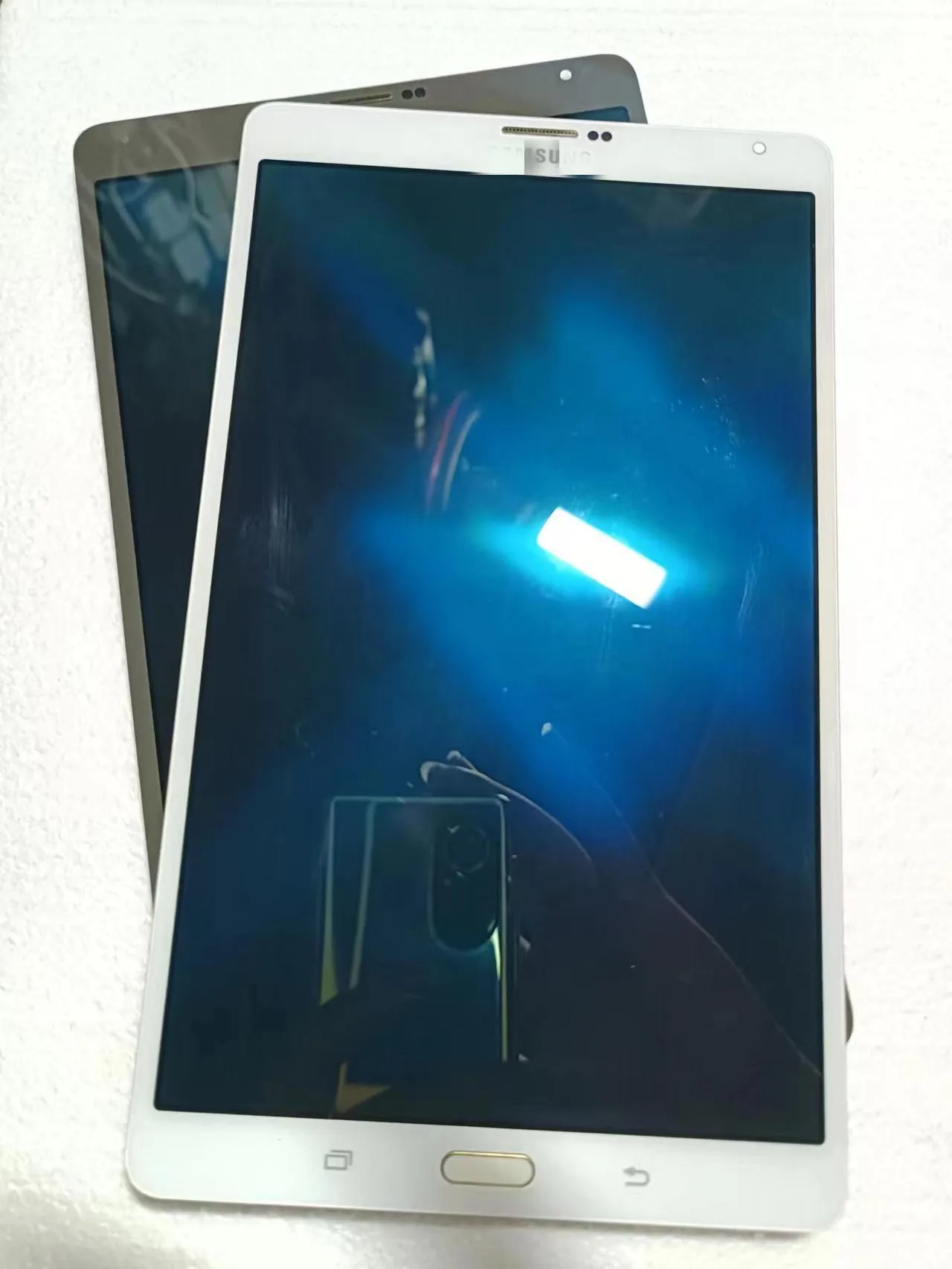 Tanie Do Samsung Galaxy Tab S 8.4 LCD SM-T705 SM-T700 Wyświetlacz T705 T700 Ekran Dotykowy Wymiana Zespołu Cyfrowego Z Ramą