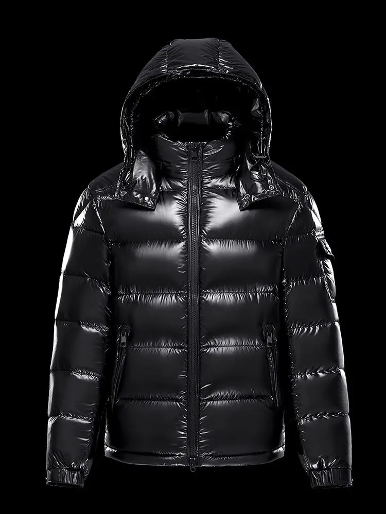 

2022 New Jacket Men Winter and Autumn Warm Solid Color Hooded Coats Thick Parka Male Cotton Down Jackets Outdoor Coat A09