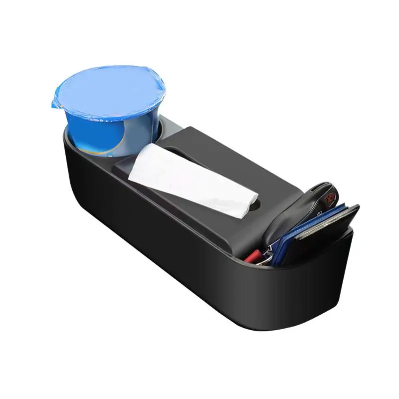 

Car Seat Gap Filler Organizer 3-in-1 Seat Side Storage Box Seat Side Storage Car Organizer Front Seat For Holding Phone