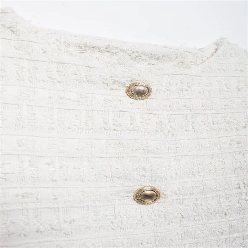 Осенний женский текстурированный Блейзер ZBZA новинка 2024 модное повседневное