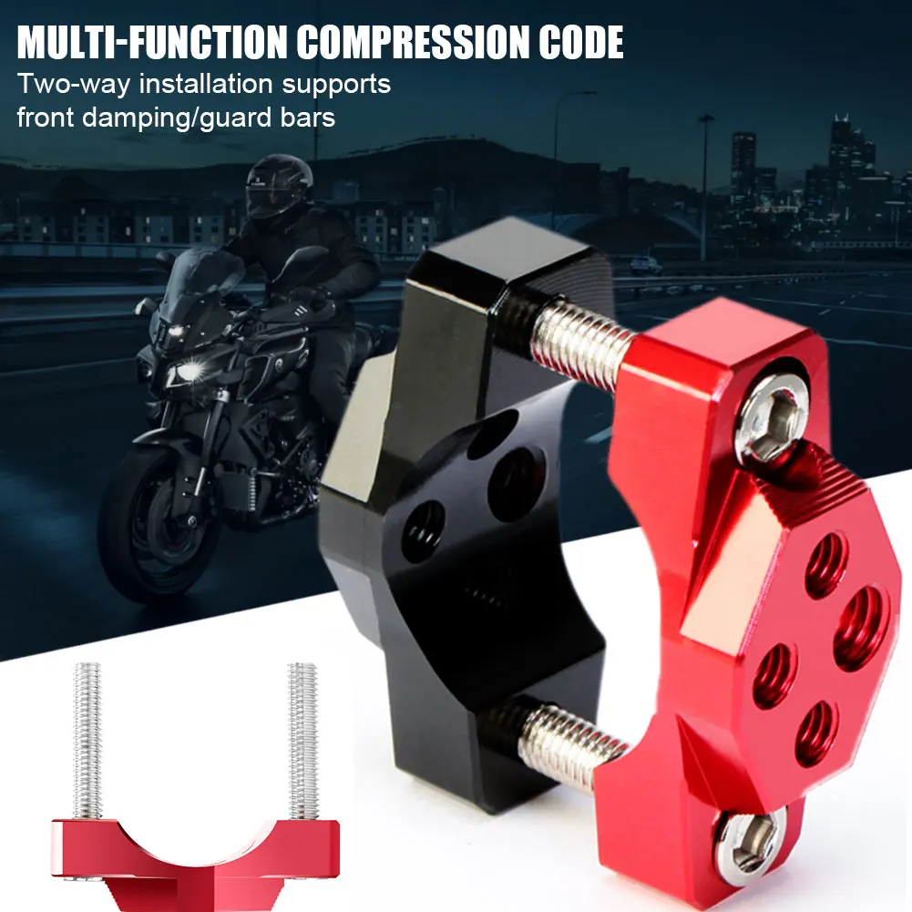 

Motorcycle Stent 32mm/42mm/54mm Bracket Bumper Clamp Auxiliary Spotlight headlight Mount Clip Light Phone GPS Handlebar Holder