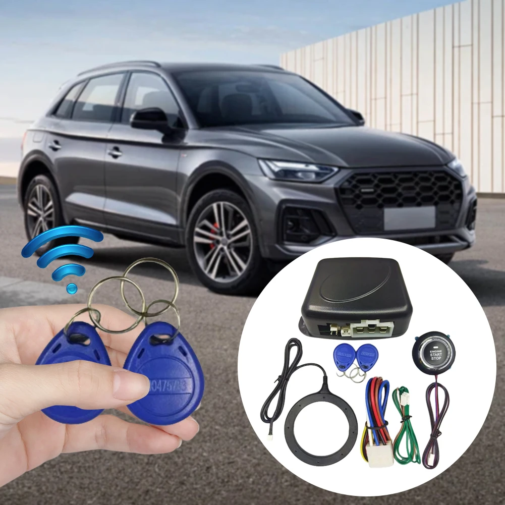 12 В RFID Кнопка Запуска Двигателя Бесключевой Доступ Автомобильный Переключатель