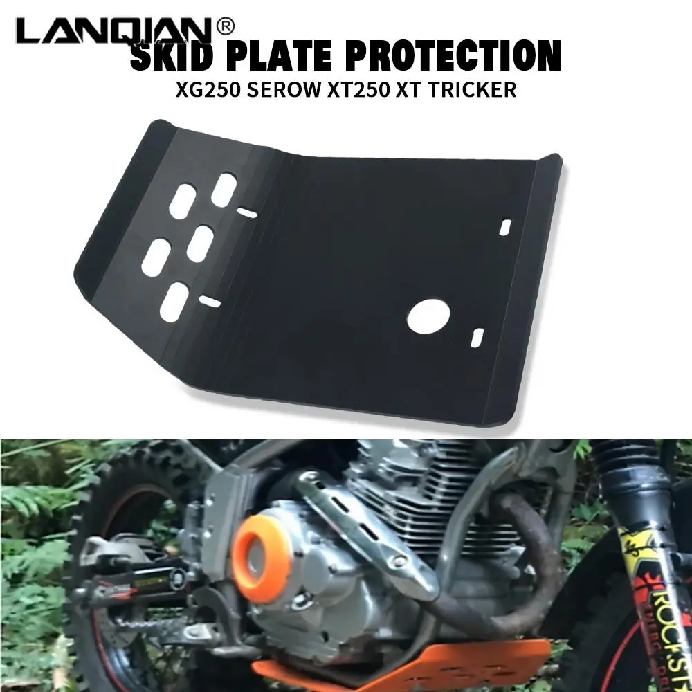 

Motorcycle Accessories ALUMINIUM skid plate bash frame guard FOR Yamaha XT250X XT 250X Serow XG250 XG 250 Tricker XT250 XT 250