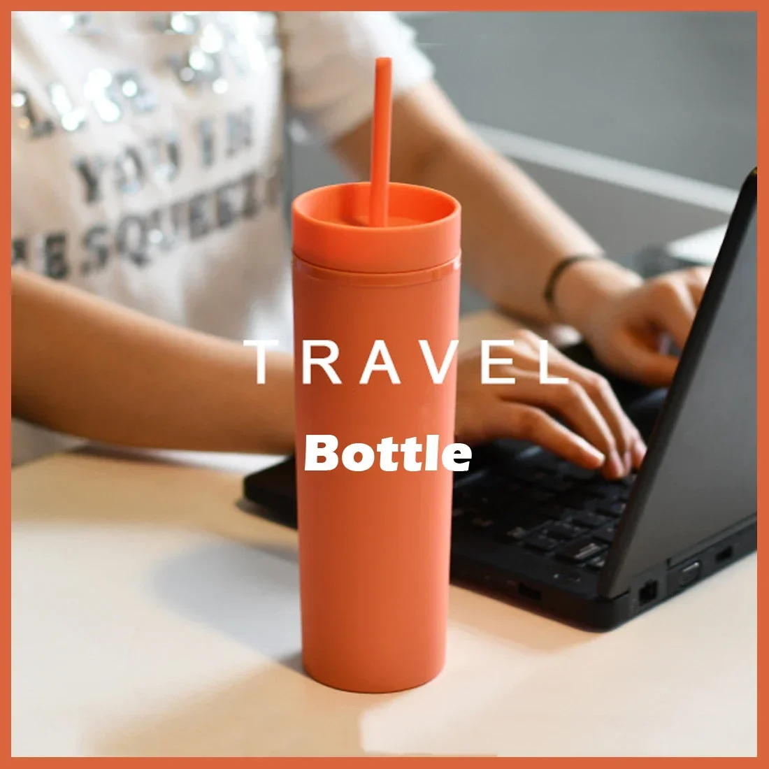 Спортивная бутылка для воды 450 мл/16 унций устойчивая к высоким температурам