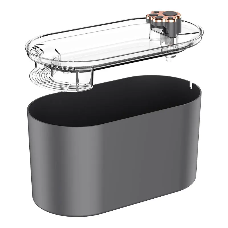 Автоматический питьевой фонтан для кошек 3000 мл бесшумный Поильник диспенсер