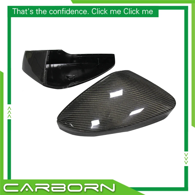 

Car Accessory ABS+Carbon Fiber Mirror Cover for Skoda Octovia 15 16 17 18 19 20 21 Replacement Style Body Side Rearview Caps