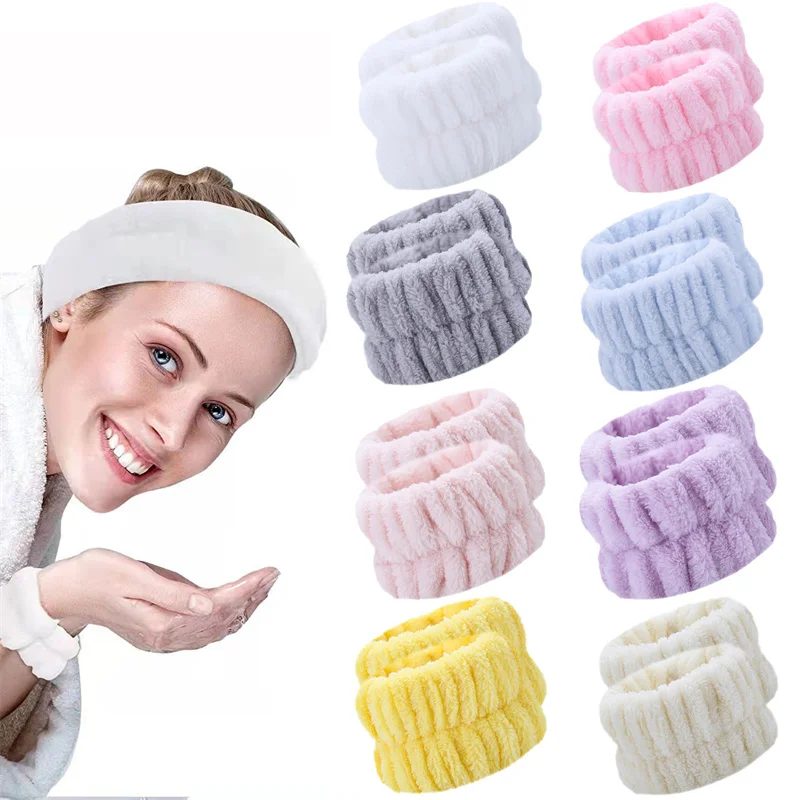 

Your Arms Soft to Touch for Yoga Running Face Wash Wristbands for Washing Face Spa Wrist Washband Microfiber Absorbent
