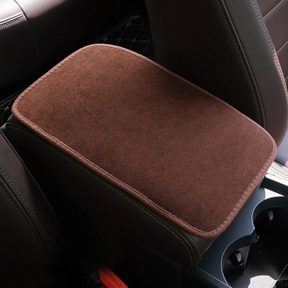 

1pc Universal Arm Rest Protection Pad Suede Leather Armrest Mat Auto Armrests Cushion Car Interior Accessories For Tesla Model Y
