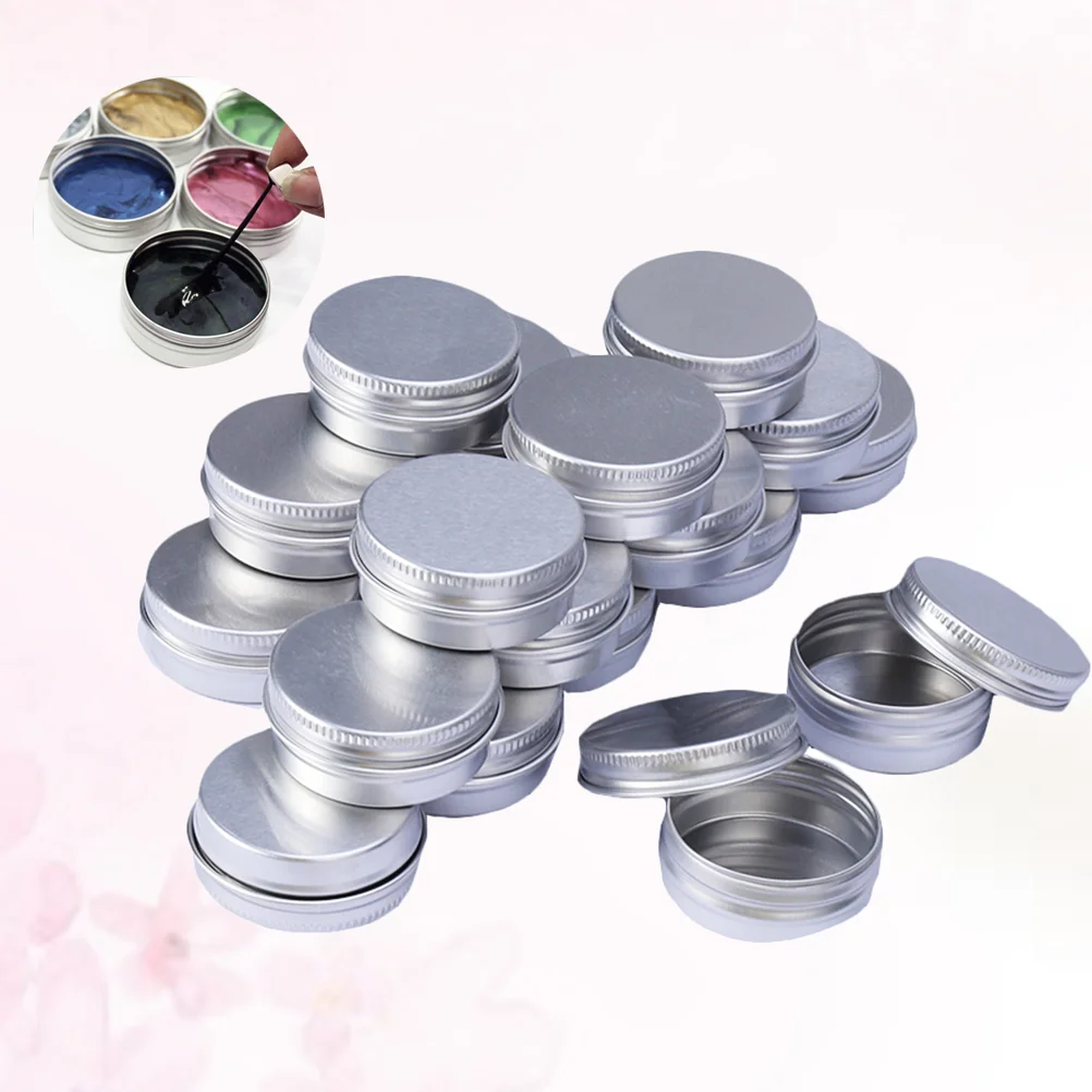 

10pcs Jar Round Aluminium Jars Empty Jar Pot Empty Jar for Lotions Eye Shadows with Lids