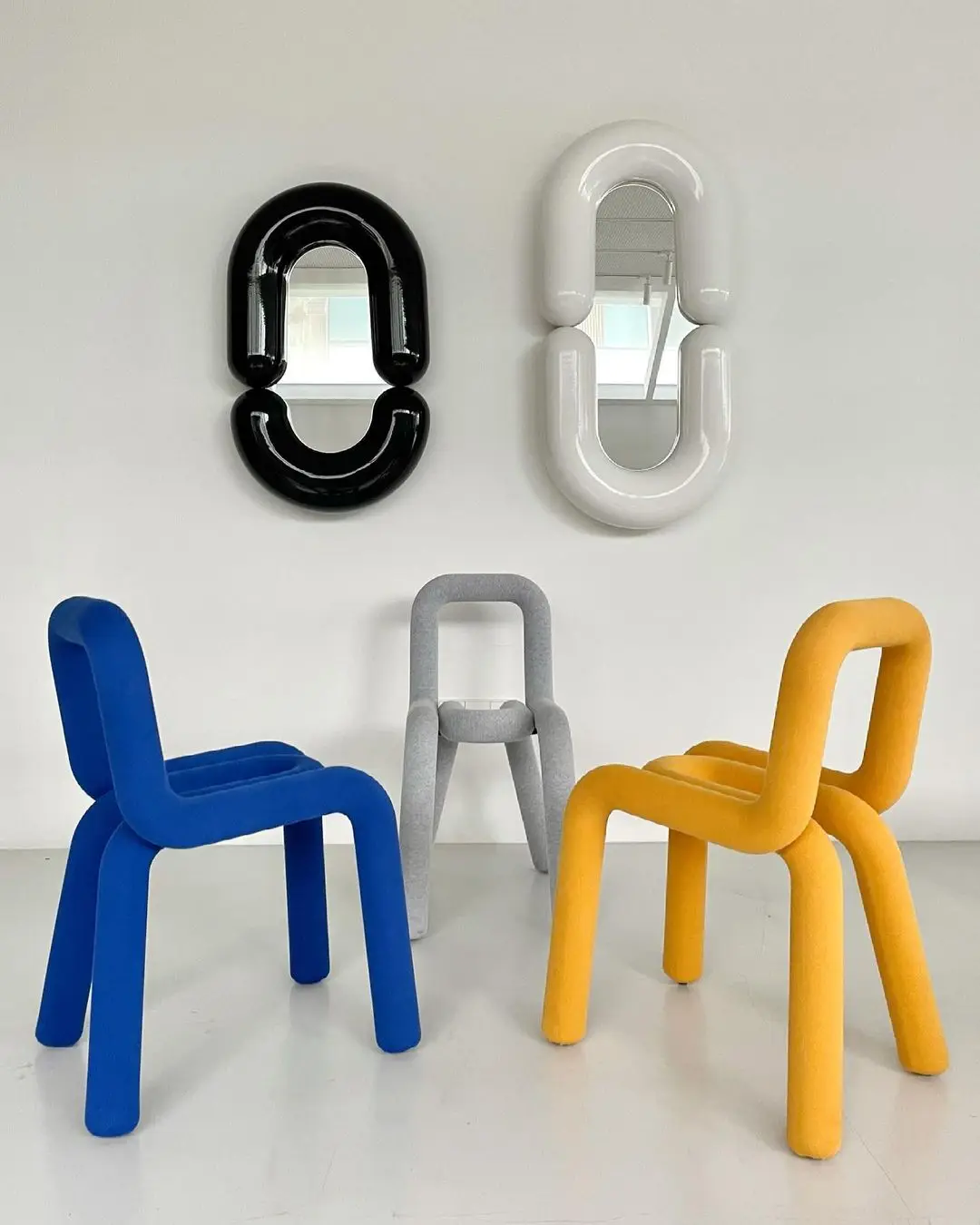 

Nordic ins designer chair net red coffee shop milk tea shop stool creative dining chair living room bedroom single chair