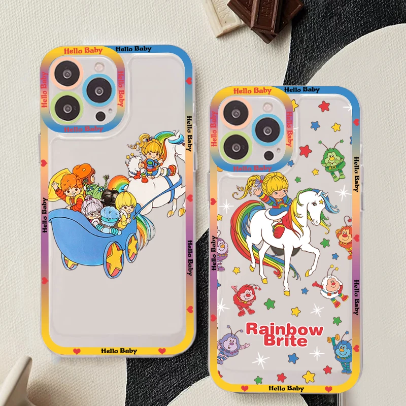 

Rainbow Brite Phone Case for iPhone 11 12 13 Mini Pro Max 14 Pro Max Case shell