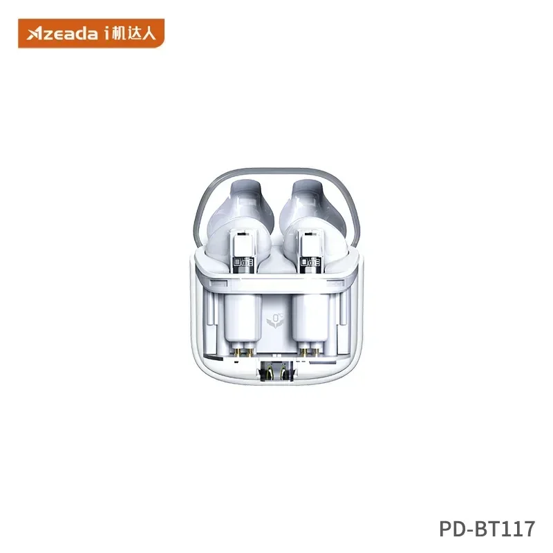 2024 Azeada Zero Degree TWS Беспроводная Bluetooth-гарнитура V5.2 Mini стереогарнитура с объемным