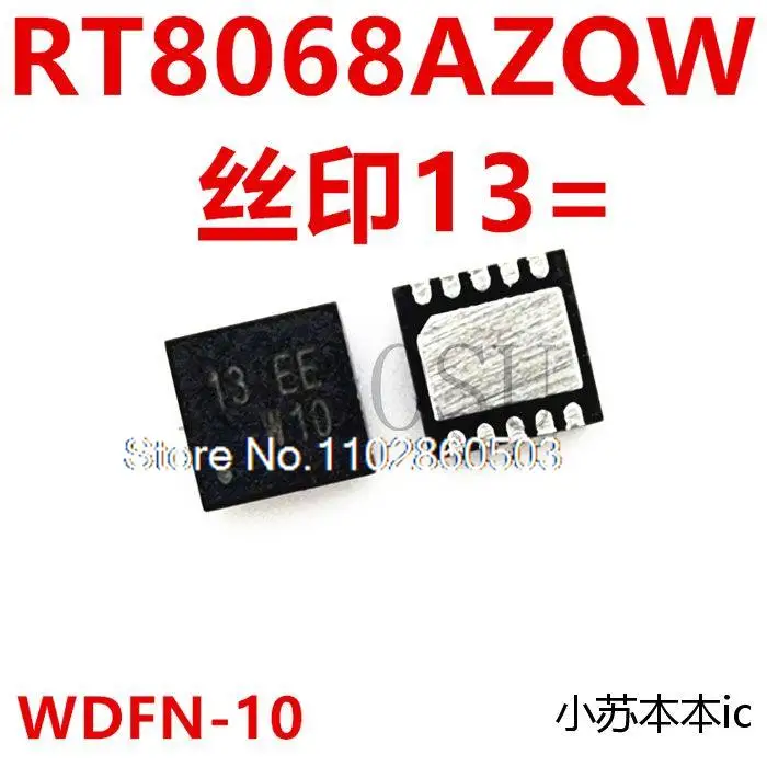 RT8068A RT8068AZQW 13 = EC 13 = 13 EL QFN10 QFN32