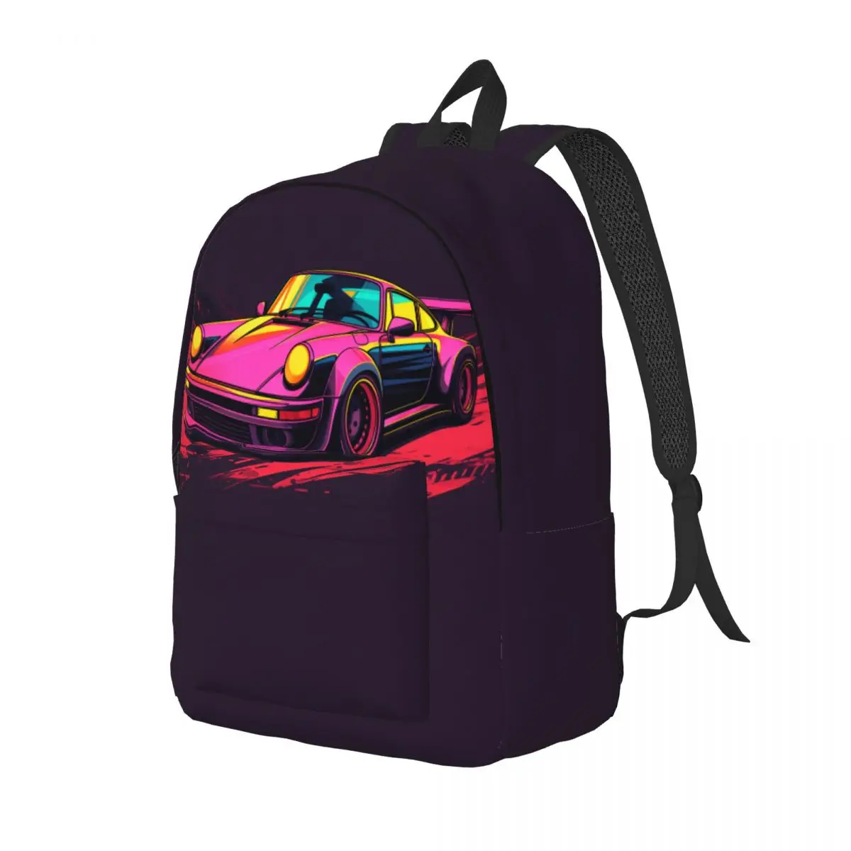 

Классические спортивные холщовые рюкзаки для автомобиля, винтажная сумка в ярких тонах, рюкзак для пикника, необычные сумки унисекс