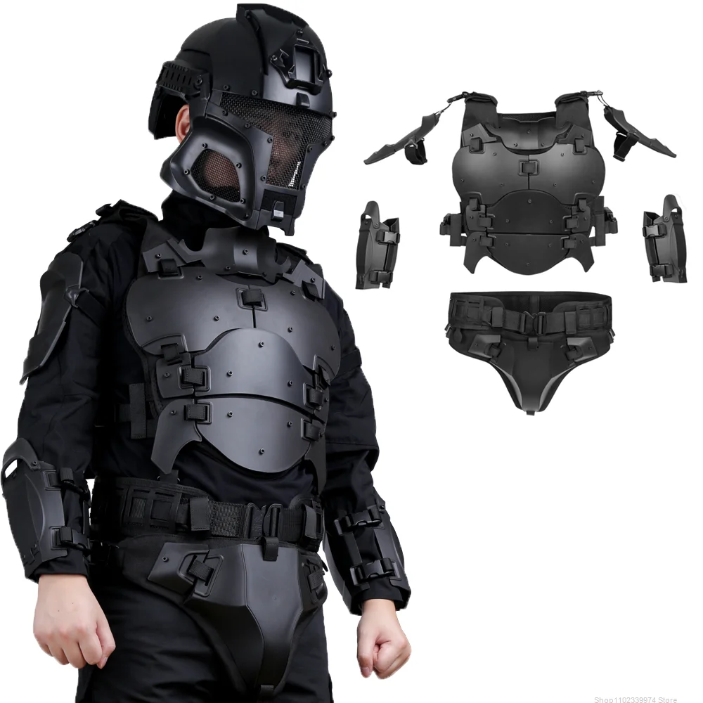 

Tactical Military Armor Suit Set Outdoor Multi Detachable Vests for Hunting Airsoft Shooting CS Wargame Protective Equipment