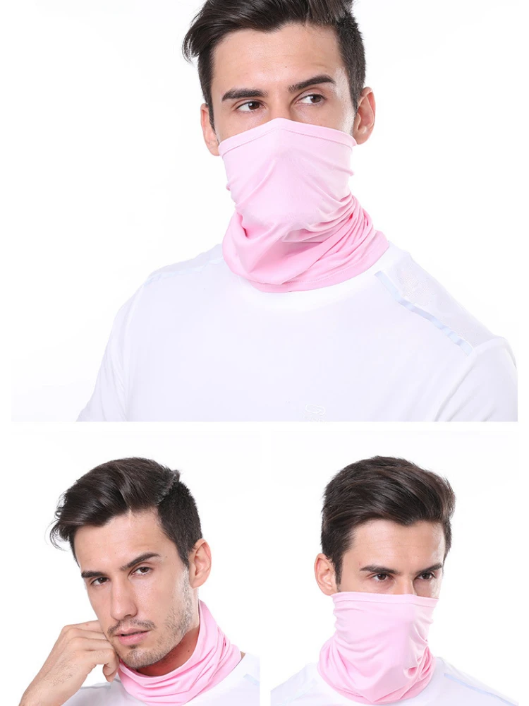 Однотонный яркий высокоэластичный Бесшовный шарф-повязка на голову для езды