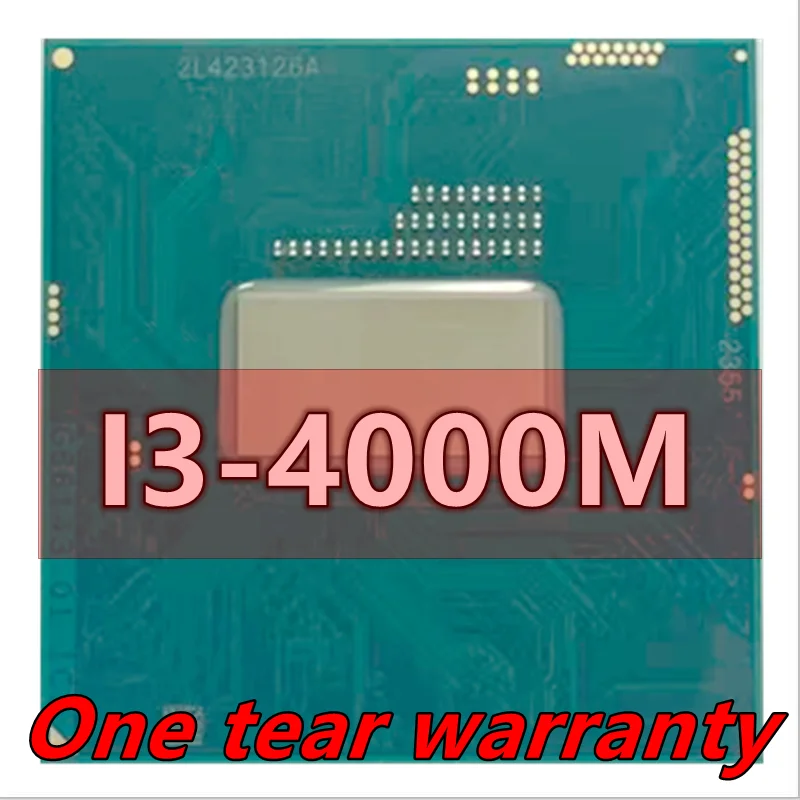 

i3-4000M i3 4000M SR1HC 2.4 GHz Dual-Core Quad-Thread CPU Processor 3M 37W Socket G3 / rPGA946B