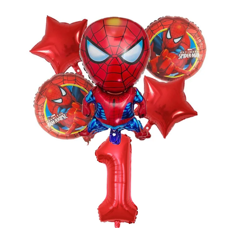 Набор воздушных шаров из алюминиевой пленки Человек-паук |