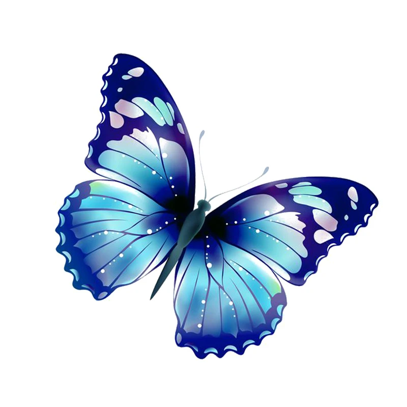 

14CM*13CM Funny Butterfly Decoration Decal PVC Motorcycle Car Sticker Car Accessories Decoration