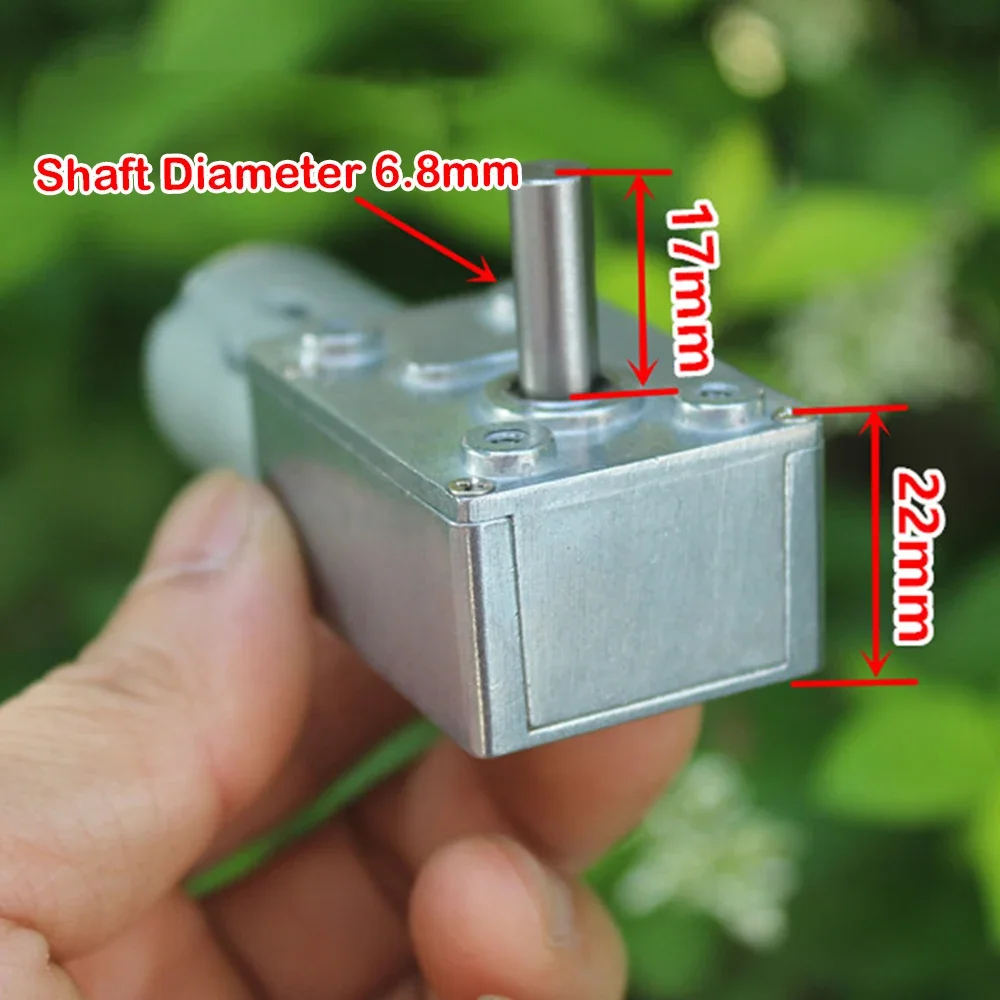 Микроэлектрический двигатель 7 шрифтов червячная передача постоянного тока 3-8 В 5