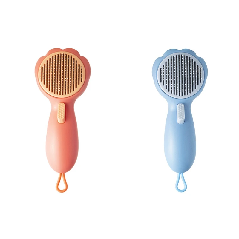 

Акция! Щетка для груминга кошек, самоочищающаяся щетка для домашних питомцев, щетка для ванны для собак, для выпадения и ухода