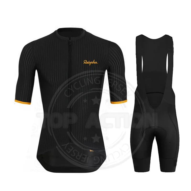 

2022Ralvpha-Conjunto de Ropa de Ciclismo, Maillot de manga corta, transpirable, de secado rápido, para verano