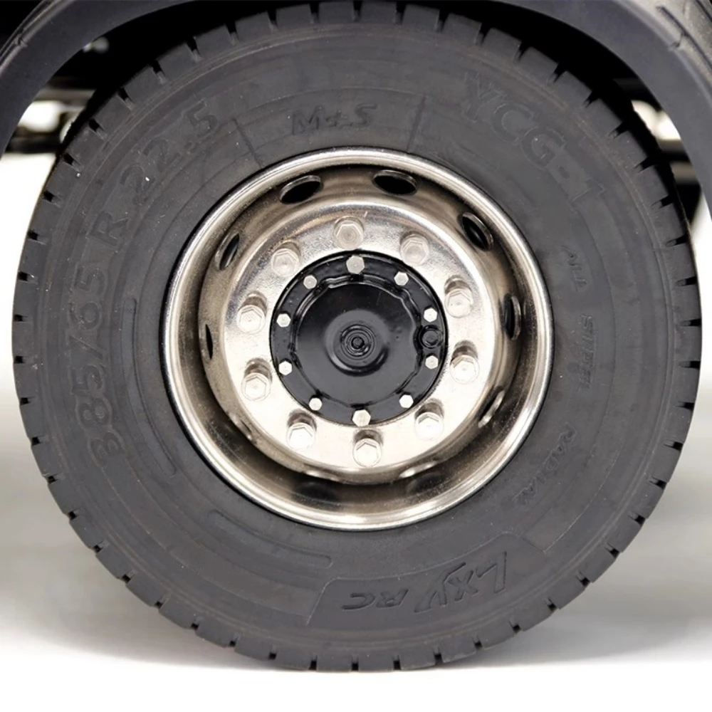 1/14 тягач прицеп металлический колесный обод гайка подходит для Tamiya 770s 56368 FH16 750 Lesu