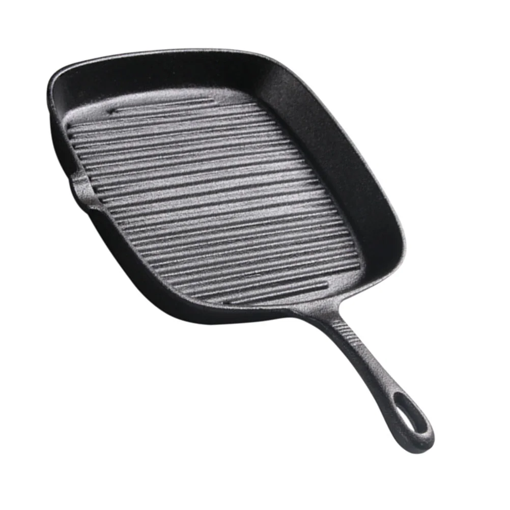 

Pan Square Iron Egg Steak Non Stick Cast Skillet Grill Nonstick Japanese Induction Griddle Cookware Frying Striped Stove