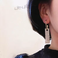 new arrival womens earrings fashion statement earrings geometric gold metal pendant earrings hanging dangle earrings jewelry