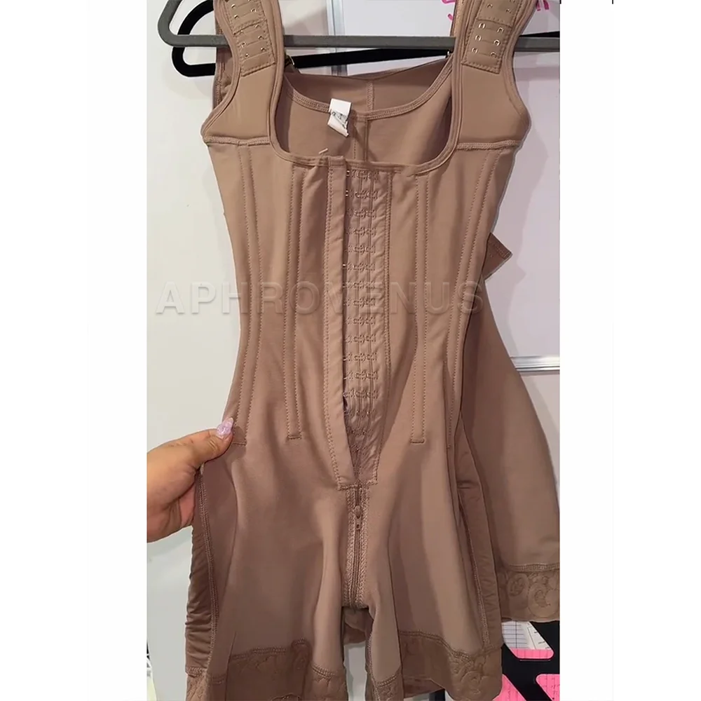 Fajas Colombianas Moldeadoras Body Shaper Post Surgery Stage 2 BBL Компрессионная одежда с застежкой-молнией и