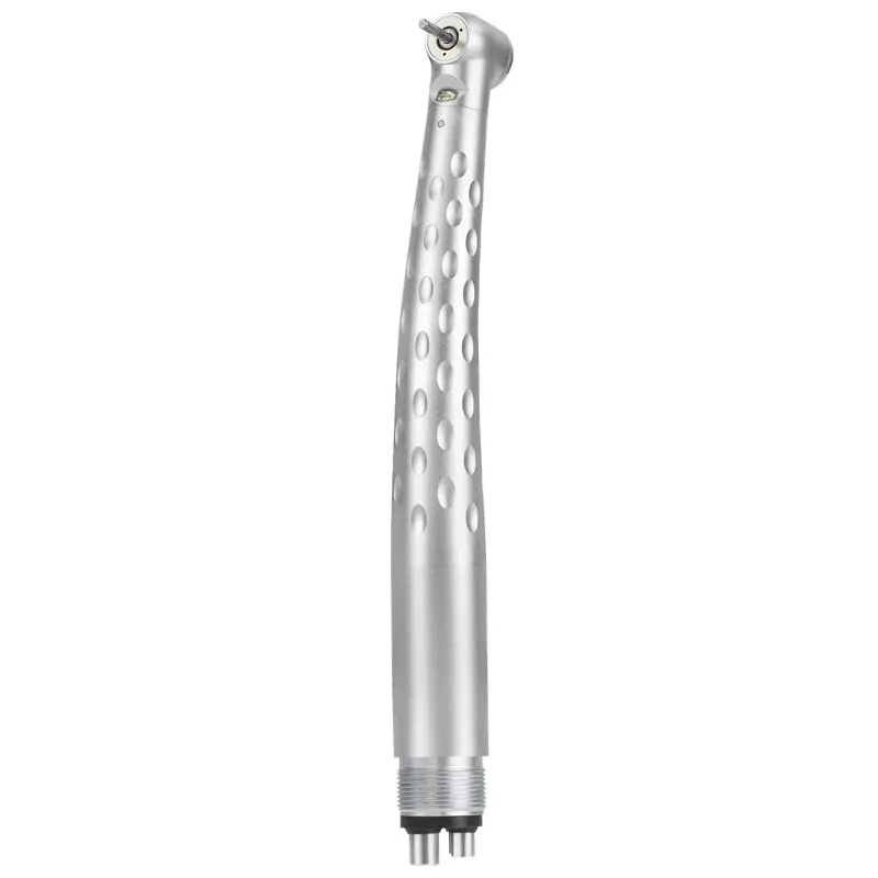 Dental High Speed LED Optic E-Generator Handpiece 2/4 Holes Standard Head Push Button Ceramic Bearing Dentist Tips Triple Water