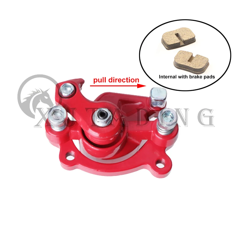 

Новый Передний Задний дисковый тормозной суппорт с колодками подходит для 43cc 47cc 49cc Mini Moto Kids ATV Quad Minimoto Pocket Bike Gas Scooter